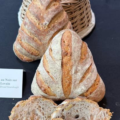 Handcrafted walnut sourdough by Sang Moon Bakehouse